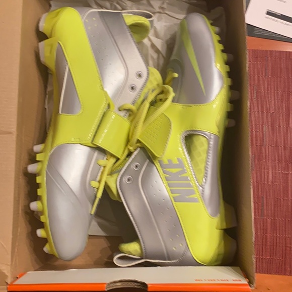 Nike huarache 3 LX Volt Lacrosse Cleats - Picture 1 of 2
